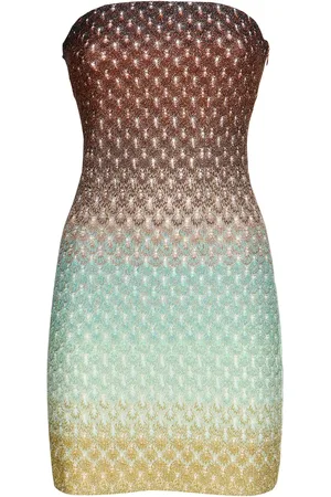 Missoni Vestido Corto Sin Tirantes