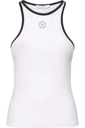 Sporty & Rich Tank Top De Algodón Acanalado