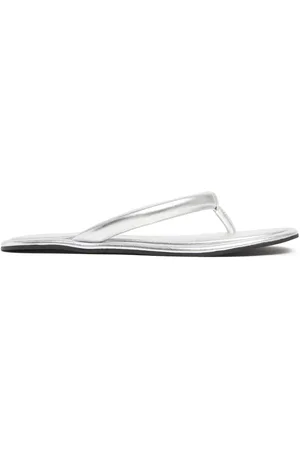 St Agni Sandalias De Piel Metalizada 10mm