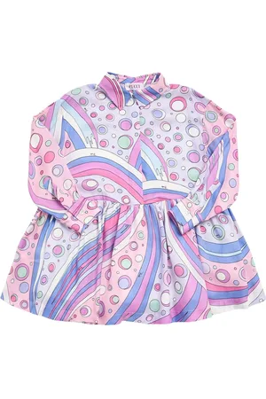 Puccini Vestido De Sarga De Viscosa Estampado