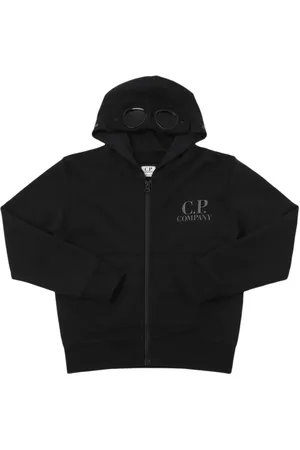 C.P. Company Sudadera De Algodón Con Cremallera Y Logo