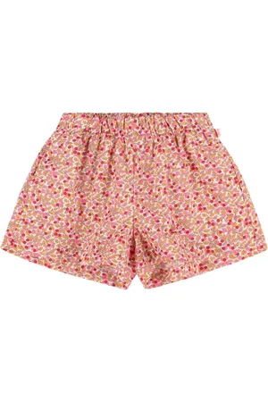 Il gufo Shorts De Popelina De Algodón Estampados