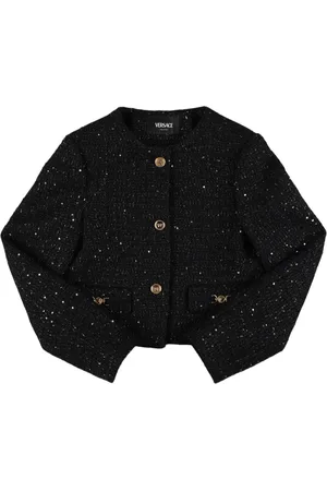 VERSACE Chaqueta De Tweed De Lana
