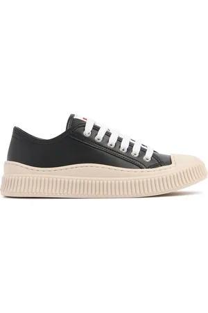 Marni Sneakers De Piel Con Cordones Y Logo