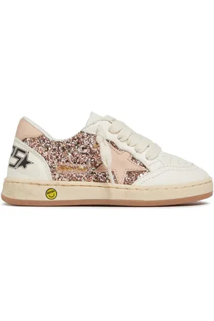 Golden Goose Sneakers Ballstar De Piel Glitter