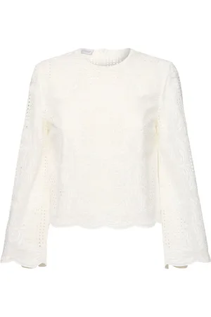 Giambattista Valli Top De Algodón Bordado