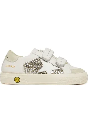 Golden Goose Sneakers May School De Piel Glitter