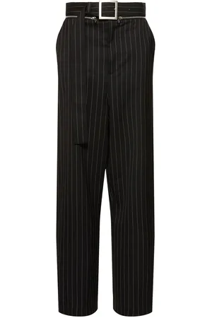Jean Paul Gaultier Pantalones Anchos De Lana