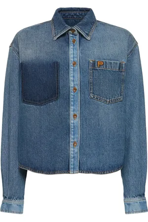Serafini Falda De Denim Patchwork
