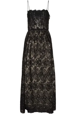 ERMANNO SCERVINO Vestido Largo De Encaje De Algodón