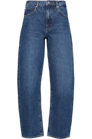 Frame Jeans Barrel De Corte Bajo