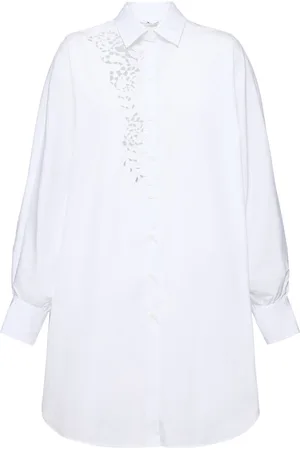 ERMANNO SCERVINO Camisa Larga De Popelina