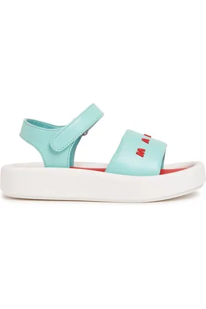 Marni Sandalias De Piel Sintética Estampada