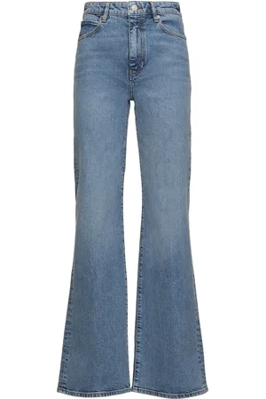 Frame Jeans Rectos Con Cintura Alta