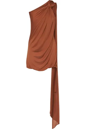 GIUSEPPE DI MORABITO Vestido Corto De Viscosa Drapeado