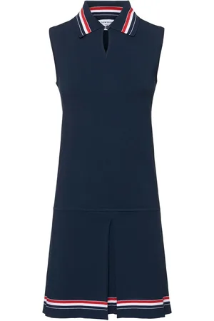 Thom Browne Vestido Corto De Punto De Viscosa