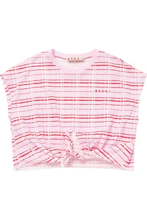 Marni Top Corto De Jersey Algodón
