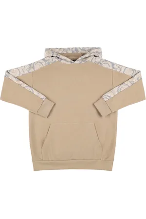 VERSACE Sudadera De Algodón Estampado Con Capucha