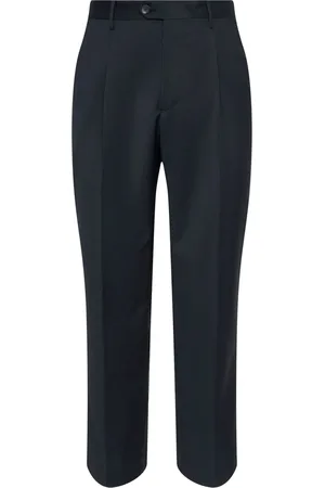 Etro Pantalones De Lana Plisados