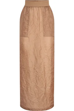 Max Mara Falda Maxi De Seda