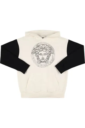 VERSACE Sudadera De Algodón Estampado Con Capucha