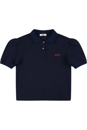 Msgm Polo De Algodón Piqué