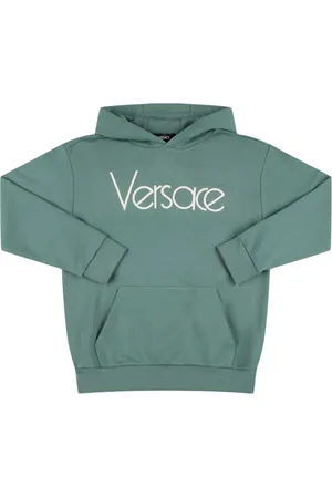 VERSACE Sudadera De Algodón Estampado Con Capucha