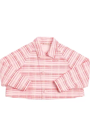 Marni Chaqueta De Gabardina De Algodón Estampada