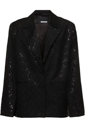 ROTATE Blazer Oversize Con Lentejuelas