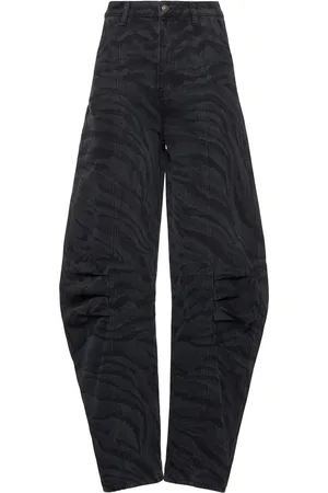 ROTATE Jeans Cargo De Sarga De Algodón