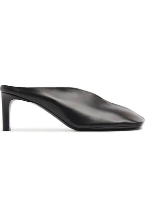 Jil Sander Sandalias Mules De Piel 65mm