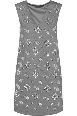 Max Mara Vestido Corto Bordado