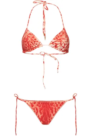 Roberto Cavalli Bikini Triangular Estampado Set
