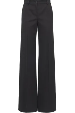 Dolce & Gabbana Pantalones Rectos De Lana