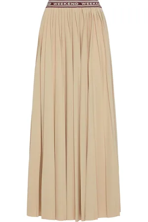 Max Mara Falda Midi De Jersey