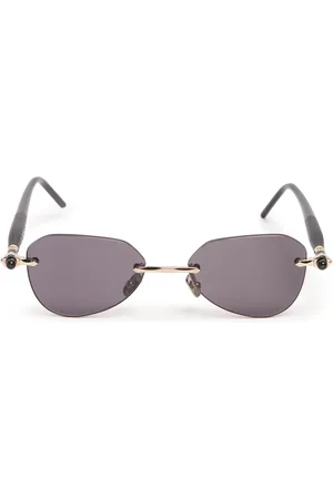 KUBORAUM Gafas De Sol Redondas Asimétricas