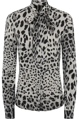 Dolce & Gabbana Camisa De Seda Charmeuse Estampada