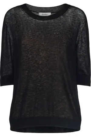 Max Mara Top De Lana Con Manga 3/4