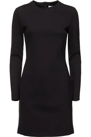 Max Mara Vestido De Neopreno Con Manga Larga