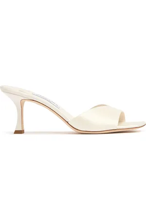 Jimmy Choo Mules De Satén 70mm