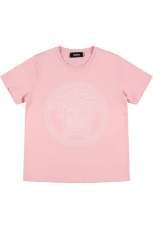 VERSACE Camiseta De Jersey De Algodón Estampada