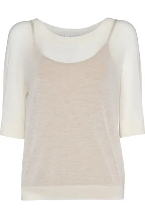 Max Mara Top De Lana Con Manga 3/4