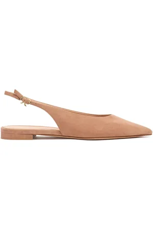 Gianvito Rossi Zapatos Planos Destalonados De Ante 10mm