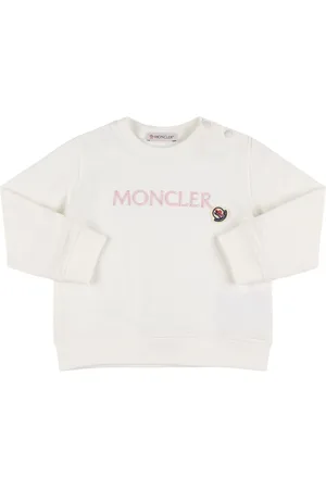 Moncler Sudadera De Algodón Con Logo Bordado