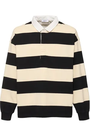 Alexander McQueen Camiseta Rugby Oversize De Algodón