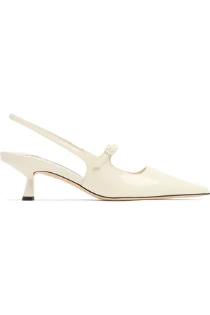 Jimmy Choo Zapatos Destalonados De Piel 45mm