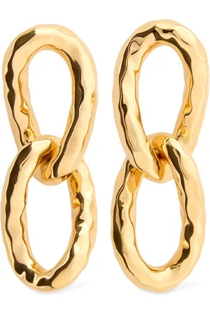 Jil Sander Pendientes De Cadena Martillada
