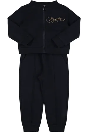 Moncler Sudadera Y Pantalones De Felpa De Algodón Con Logo