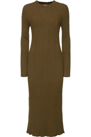 Varley Vestido Midi De Punto
