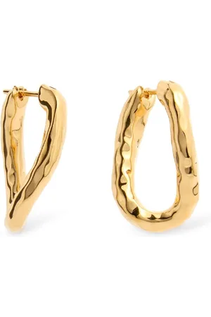 Jil Sander Pendientes Medianos Martillados